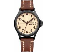 Damasko Watch DA 20 Black PVD Vintage Liberty Pin - Cream DMK-013