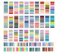 Damavat 7400 Sheets Transparent Sticky Notes Self-Adhesive BookMarker Annotation Reading Book Clear Tab Posted It Easy to Use