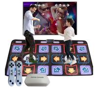 Damcoola Dance Mat for Adults and Kids - Plug and Play Electronic Dance Pad Game for TV, Fun Kids Dancing Exercise game,Christmas Birthday Gifts Ideas for Girls and Boys,Blue