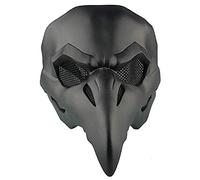 damdos Cosplay Prop OW Crow Reaper Masks Nevermore Skin Plague Doctor Ravens Reaper Adult Cosplay Mask Birds Crow Punk Mask PVC Material