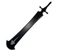 damdos Halloween Prop 40" Black-Asta Magic Destroyer Sword,The Black Thancred Waters Swords Clover Cosplay Weapon Birthdays Gifts