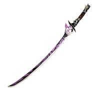 damdos Halloween Prop 40" Genshin Impact Cosplay Swords,Beelzebul Sword Sun Bird Raiden Shogun Mistsplitter Reforged Weapon Birthdays Gifts (Beelzebul)