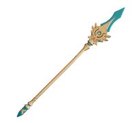 damdos Halloween Prop 40 Inch Genshin Impact Cosplay Sword Sun Bird Sword Raiden Shogun Mistsplitter Reforged Weapon (Skyward Spine)