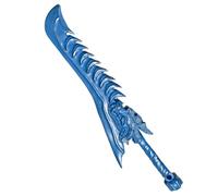 damdos Halloween Prop Cosplay Sword for Ne Zha 2 Peripherals Ao Guang Weapon,34" Ao Guang Swords with Dragon Teeth Knife Birthday Gifts, Ao Guang Swords, 34"