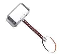 damdos Halloween Prop Cosplay Weapon for Thor's Model Hammer 44cm PU Foam 17" Thunder Thor Hammer Birthdays Gifts (BELT)