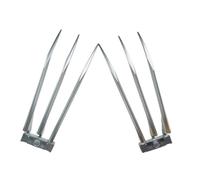 damdos Halloween Props for X Man Wolverine Claws ABS Plastics 1Pair Claws Wolf Paws Halloween Custume Cosplay 2Pcs Sets Sliver, Sliver, 24.5 cm