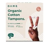 DAME Organic Cotton Tampons - Regular - Pack of 64