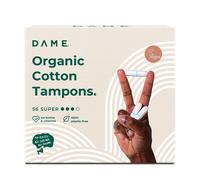 DAME Organic Cotton Tampons - Super - Pack of 56