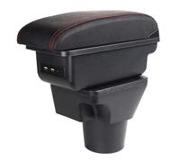 DAMEINV Car Center Console Armrest Box For KIA Rio 2 2006-2011, Center Console Organizer Armrest Storage Box Holder Container Arm Rest Decorative Accessories