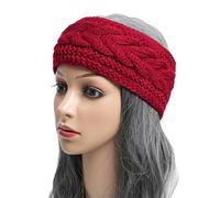 Damen Gestricktes Stirnband, Winter, Ohrenwärmer, gefüttertes Haarband, Thermo-Kopfwickel für Damen und Mädchen, Outdoor-Sport, kaltes Wetter, Haarschmuck,für Damen/Frauen/Mädchen (B)