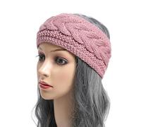 Damen Gestricktes Stirnband, Winter, Ohrenwärmer, gefüttertes Haarband, Thermo-Kopfwickel für Damen und Mädchen, Outdoor-Sport, kaltes Wetter, Haarschmuck,für Damen/Frauen/Mädchen (F)