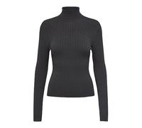 Damen ONLKAROL L/S Rollneck Pullover KNT, Asphalt, S