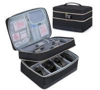 Damero Double Layer Lockable Sex Toy Storage Bag with Lock