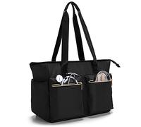 Damero Nurse Tote Bag, Nurse Work Bag with Laptop Sleeve and Pockets for Nursing Students, Medical Supplies and More, Black