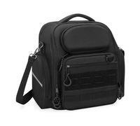 Damero Pilot Headset Bag, Aviation Headset Backpack, Large Capacity Pilot Bag for Aviation Headset, Pilot Kneeboard and More, Black
