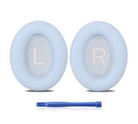 Damex Replacement earpads for Bose QuietComfort 45/ QuietComfort 45 SE/New QuietComfort Wireless Noise Cancelling Headphones, Updated Thickened、Memory Foam、Protein Leather (Moonstone Blue)