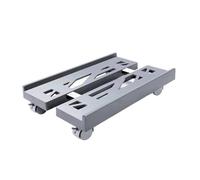 DamFFoMwk Adjustable Mobile PC Tower Stand With Wheels Under Desk CPU Holder Adjustable Stable Mobile Computer Host Stand Compatible With Home Office(Grey)