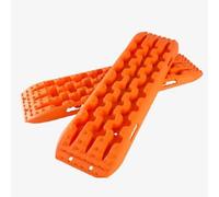 DamFFoMwk Car Tire Escape Board 1 2 Pc Off Road Rescue Track Self Rescue On Sand Snow Mud Traction Board Tire Anti Skid Plate Compatible With Off Road Vehicles(Orange (2 pcs))