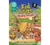 Damian Harvey Reading Champion: Graphics: Kid Pirate: Monkey Trouble Hardback Book Damian Harvey Multicolor