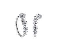 Damiani Mimosa 18ct White Gold 0.70ct Diamond Hoop Earrings - Gold