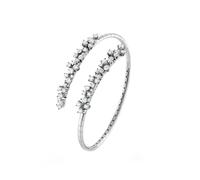 Damiani Mimosa 18ct White Gold 2.02ct Diamond Flexible Bracelet - Gold