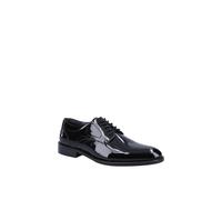 Hush Puppies Damien Lace Up Patent Leather Men's Black Patent Lace-Up Shoes UK 11