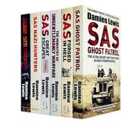 Damien Lewis Collection 6 Books Set (SAS Ghost Patrol, SAS Forged in Hell, The The Ministry of Ungentlemanly Warfare, SAS Great Escapes Three, SAS Nazi Hunters & Zero Six Bravo)