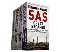 Damien Lewis’s Special Forces and WWII History Collection (4 Books Set): SAS Nazi Hunters, SAS Great Escapes, SAS Forged in Hell, and The Ministry of Ungentlemanly Warfare