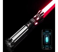 DAMIENSABER Upgrade Xenopixel 3.0 Light Saber, Smooth Swing Sensitive Motion Control Light Sabers with 34 Sound Fonts Infinite Color Changing, Dueling Light Sabers for Adults, Aluminium Hilt