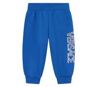 Damier Logo Baby Joggers - male - Versace - Sweatpants - Blue - 9 M | 74 CM - Kids 9 M | 74 CM