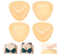 DAMIGHT 2 Pairs Push Up Pads, Sticky Bra Inserts, Invisible Adhesive Bra Nipple Cover, Double-Sided Sticky Push Up Bra for Women, A-B Cup, No Color