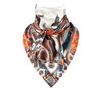 DAMILY 90 x 90 cm Wild Rag Cowboy Scarves for Men, Large Silk Feel Rancher Scarf Oversized Western Bandana, Paisley pattern., 70x70cm (27,5 x 27,5 Zoll )