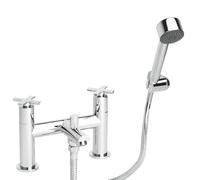 Damixa TB120441 Deck Two Handle Bath Shower Mixer, Chrome