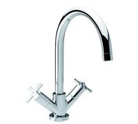 Damixa TB120841 High Spout Mono Kitchen Mixer - Ixia
