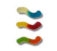 Damla Gummy Sweets Collection | 1kg Bulk Tub | Assorted Chewy Candy Mix for Parties & Pick 'n' Mix (Damla Mini Gummy Worms 1kg)