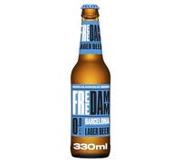 Damm - Free Damm 0.0 Non-Alcoholic Beer, 24 x 330ml Bottle Case - 0.0 Beer, Non-Alcoholic, With more Flavour, Original, Refreshing