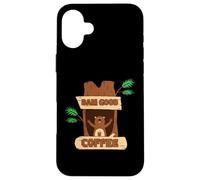 Damm Good Coffee Wetlands Coffee Drinkers Beaver Lovers Case for iPhone 16 Plus