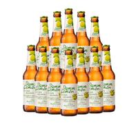 Damm Lemon Radler Beer - 12 x 330ml Bottles | Spanish Cerveza & Limón Radler with 3.2% ABV | Crisp, Citrusy, Refreshing | Summer Beer for BBQs, Picnics & Light Sipping