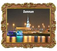 Dammam Saudi Arabia Refrigerator Magnets Tourist Souvenir Fridge Decoration Magnet