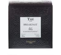 Dammann Breakfast Tea Cristal Teabags (Pack of 1, Total 50 Teabags)