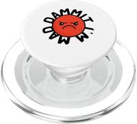 dammit I'm mad spelled backwards is Funny Palindrome PopSockets PopGrip for MagSafe