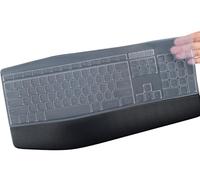 DAMMOMKO Keyboard Cover Skin for Logitech MK850, MK825, MK875 Wireless Keyboard, Clear Silicone Protective Skin