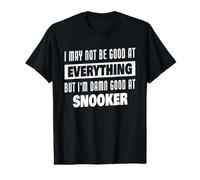 Damn Good At Snooker Saying Funny Snooker Player Value Graphic T-Shirt