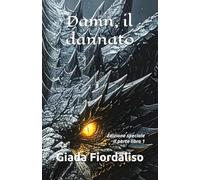 Damn, il dannato- Volume 2 puzzle contenente la II parte del libro 1, interni colorati con bacio tra protagonisti sullo sfondo delle pagine, cover con drago: Edizione speciale II parte libro 1