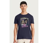 Damn It Janet I Love You T-Shirt Rocky Horror Show Navy S