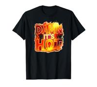 Damn It's Hot Funny Summer Value Graphic T-Shirt