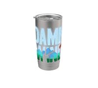 Damn Wind Funny Clay Skeet Shooting Trap Shooting Men Stainless Steel Insulated Tumbler
