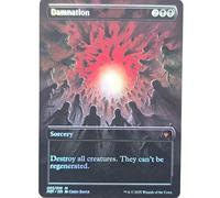 Damnation #01 Foil by CB- Alternative Custom Art Sorcery MTG