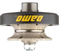 DAMO V25 1 inch Full Bullnose Diamond Hand Profiler Router Bit Profile Wheel with 5/8-11 Thread for Granite Concrete Marble Countertop Edge