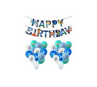 Damoff Nemo Birthday Party Supplies: Shark Banner, Finding Nemo Balloons, Blue Color, Perfect for Birthday Occasion